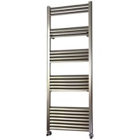 Accuro Korle Champagne Towel Radiator Brushed Aluminium - 1400 x 500mm