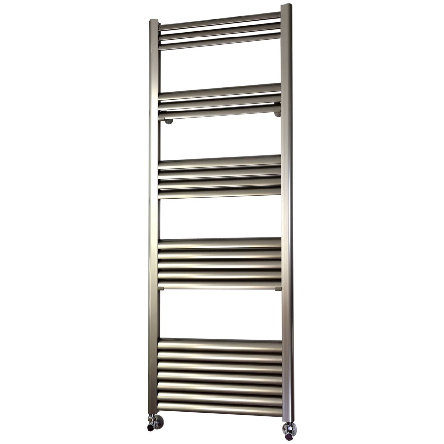 Accuro Korle Champagne Towel Radiator Brushed Aluminium - 1400 x 500mm