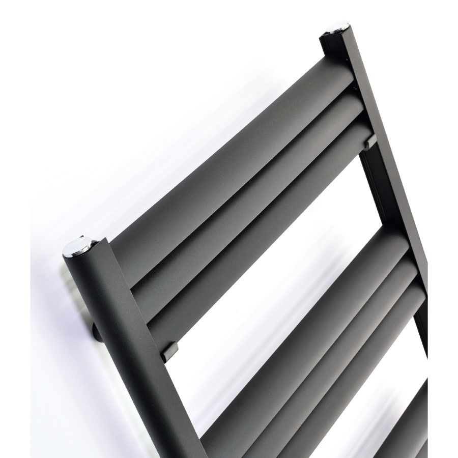 Accuro Korle Champagne Towel Radiator Anthracite - 1200 x 500mm