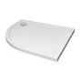 1000 x 800 Offset Quadrant Stone Resin Tray - Acrylic Capped Left Hand