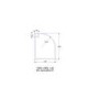 1000 x 800 Offset Quadrant Stone Resin Shower Tray - Acrylic Capped Right Hand