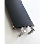 Accuro Korle Black Aluminium Radiator - 2000 x 280mm