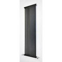 Accuro Korle Vertical Anthracite Radiator Aluminium - 1800 x 470mm Accuro Korle Vertical Anthracite Radiator Aluminium - 1800 x 470mm