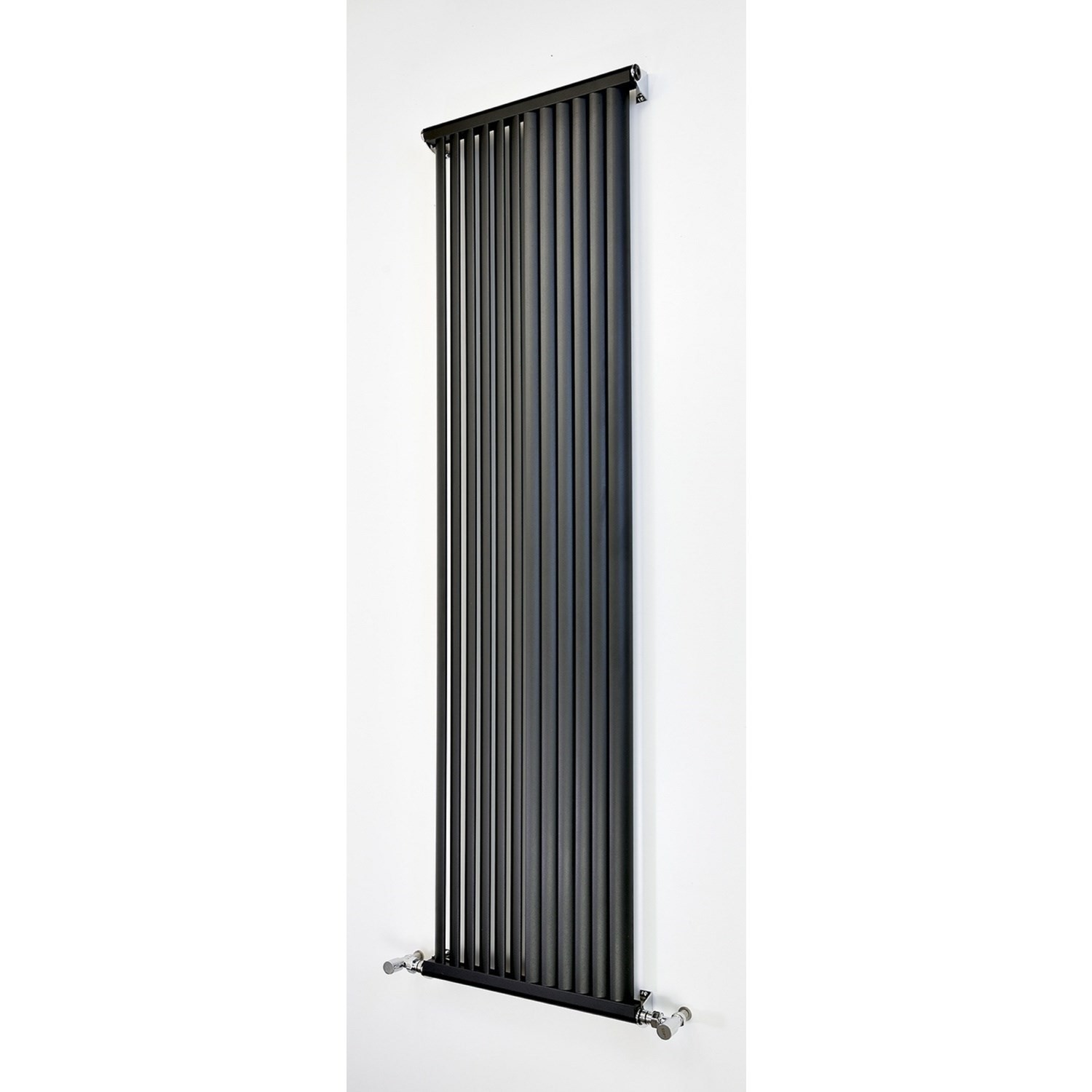 Anuse Radiator Accuro Korle Vertical Anthracite Radiator Aluminium - 1800 x 470mm ...