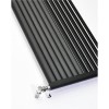 Accuro Korle Vertical Anthracite Radiator Aluminium - 1800 x 470mm