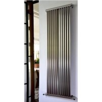 Accuro Korle Aluminium Radiator Brushed Aluminium - 1500 x 470mm
