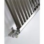 Accuro Korle Aluminium Radiator Brushed Aluminium - 1500 x 330mm