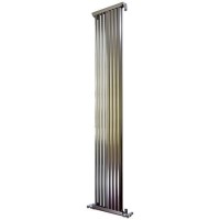 Accuro Korle Aluminium Radiator Brushed Aluminium - 1800 x 330mm