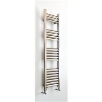 Accuro Korle Champagne Towel Radiator Brushed Aluminium - 1200 x 300mm