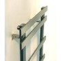 Accuro Korle Brushed Stainless Steel Towel Radiator - 750 x 500mm - 6 Bars
