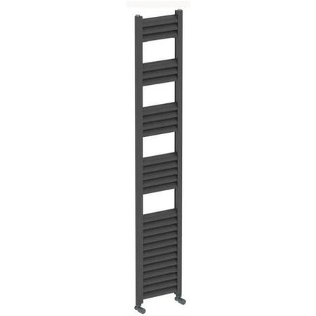 Accuro Korle Champagne Towel Radiator Anthracite - 1600 x 300mm