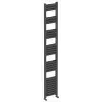 Accuro Korle Champagne Towel Radiator Anthracite - 1800 x 300mm
