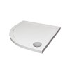 GRADE A1 - 800 x 800 Quadrant Stone Resin Shower Tray - Acrylic Capped