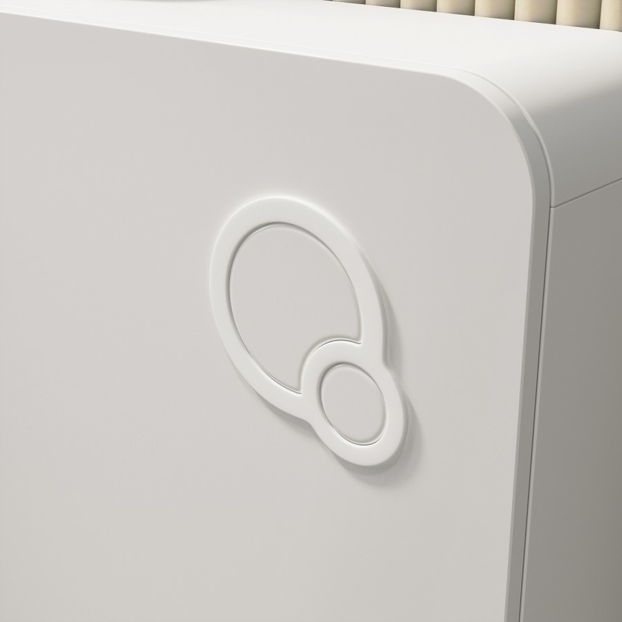 White Glass Cabinet with Cistern, Frame & Pneumatic Dual Flush Button for Wall Hung Toilets - Hako