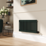 Evergreen Horizontal Smart Electric Radiator with Wi-Fi Thermostat - 1.2KW - H400xW830 - Bathroom Safe
