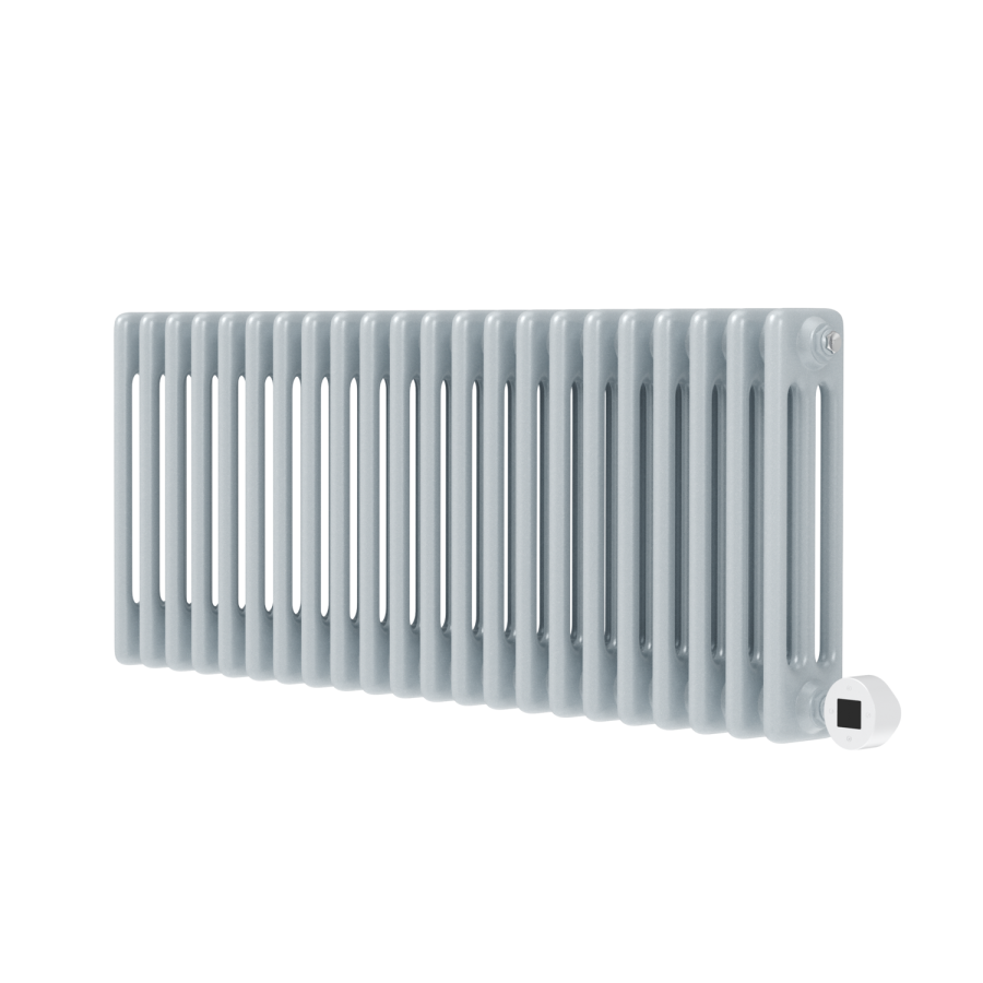 Salt & Pepper Horizontal Smart Electric Radiator with Wi-Fi Thermostat ...