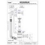 McAlpine Chrome Plated Brass Bath Filler and Overflow Top Access Clicker