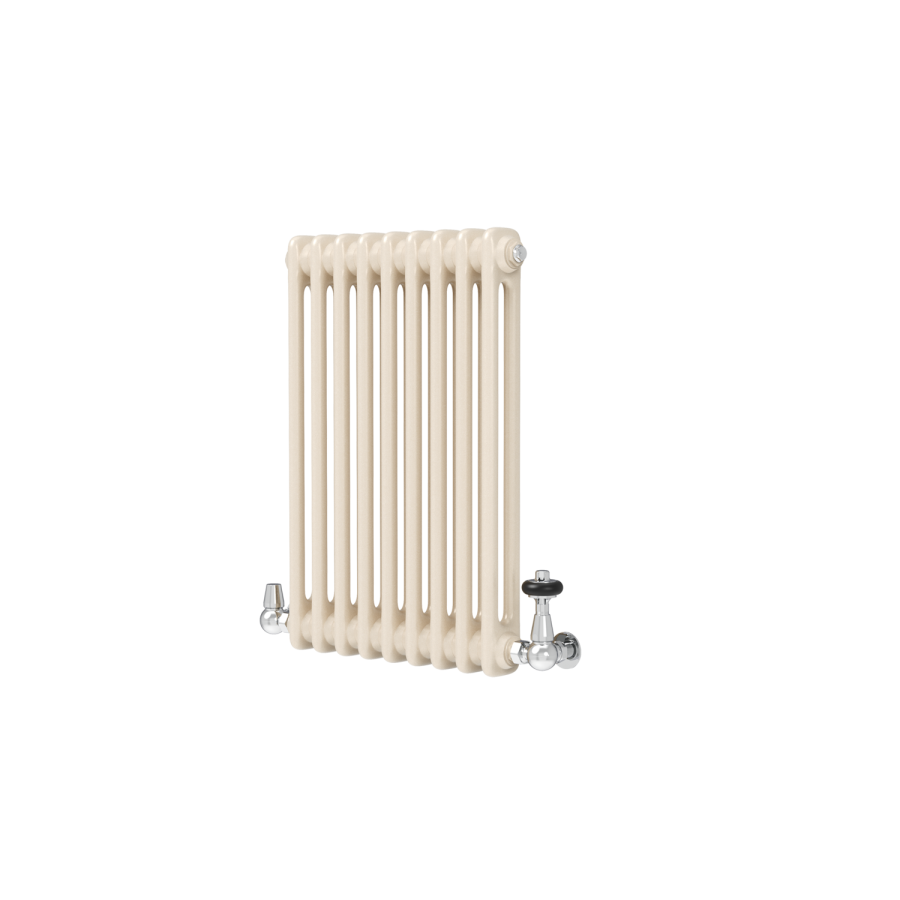 Reggio Cleopatra Horizontal Double Column Traditional Radiator 600x425mm 1416 BTU - Cast Iron Style