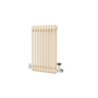 Reggio Elk brown Horizontal Double Column Traditional Radiator 600x425mm 1416 BTU - Cast Iron Style