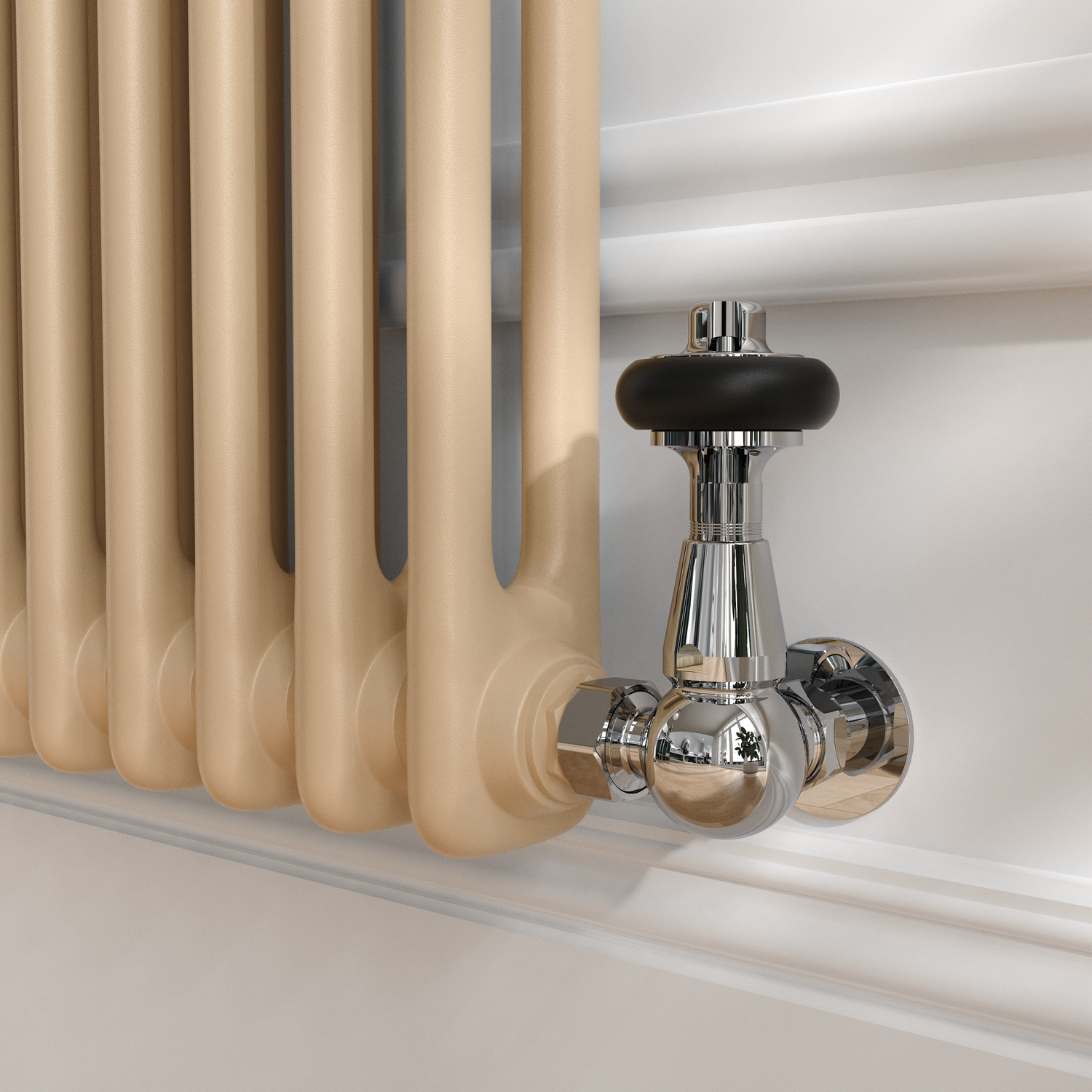 Reference Image Radiator Brown Reggio Elk brown Horizontal Double Column Traditional Radiator ...