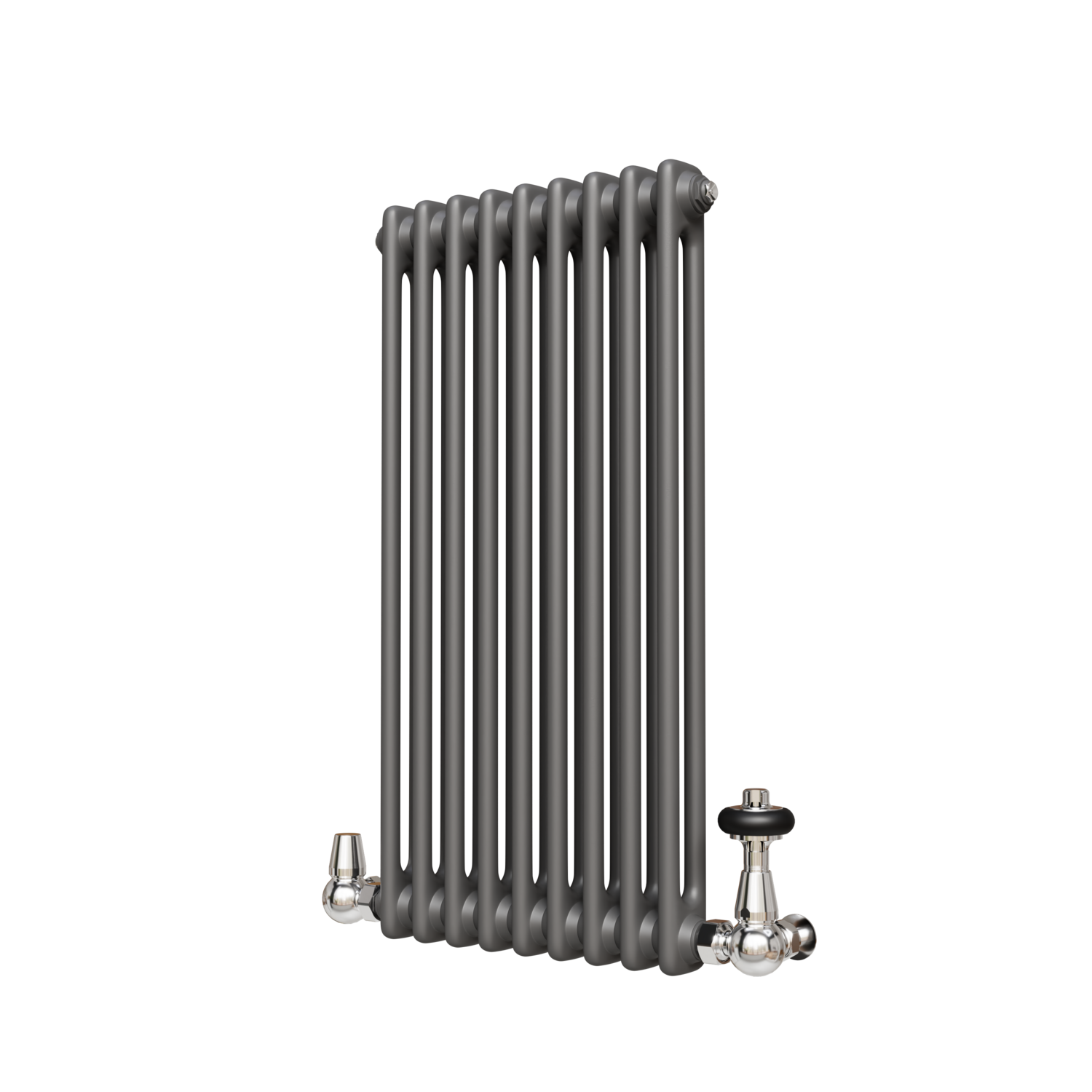 Reggio Anthracite Horizontal Double Column Radiator 800x425mm 1855 BTU ...