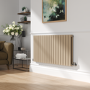 Riace Cleopatra Horizontal Flat Designer Radiator 600x1156mm Double Panel 4370 BTU