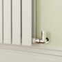 Riace White Horizontal Flat Designer Radiator 800x408mm Double Panel 1542 BTU