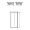 700 Hinged Shower Door - 8mm Easy Clean Glass - Claritas Range