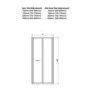 700 Hinged Shower Door - 8mm Easy Clean Glass - Claritas Range
