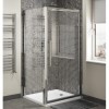 Claritas 8mm Glass Hinged Shower Door - 760 x 1950mm