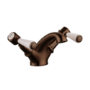 Brushed Bronze Basin Mixer Tap - Helston