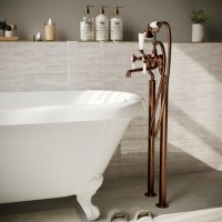 Brushed Bronze Stand Pipes - Helston