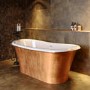Copper Effect Freestanding Double Ended Bath 1690 x 800mm - Helmsley