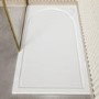 1400x800 Anti-Slip Rectangular Shower Tray 30mm Low-Profile - Slate Cast Marble
