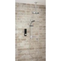 Triton HOME Digital Mixer Shower All-in-One with Round Fixed Head & Slider Rail Kit High Pressure Triton HOME Digital Mixer Shower All-in-One with Round Fixed Head & Slider Rail Kit High Pressure