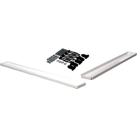 GRADE A1 - JT Shower Tray Panel & Leg Riser Kit 760mm - Better Bathrooms