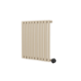Beige grey Horizontal Smart Electric Radiator with Wi-Fi Thermostat - 1.2KW - H600xW590 - Bathroom Safe