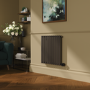 Russet Horizontal Smart Electric Radiator with Wi-Fi Thermostat - 1.2KW - H600xW590 - Bathroom Safe