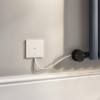 White Electric Horizontal Designer Radiator 0.6kW with Wifi Thermostat - H600xW590mm - IPX4 Bathroom Safe