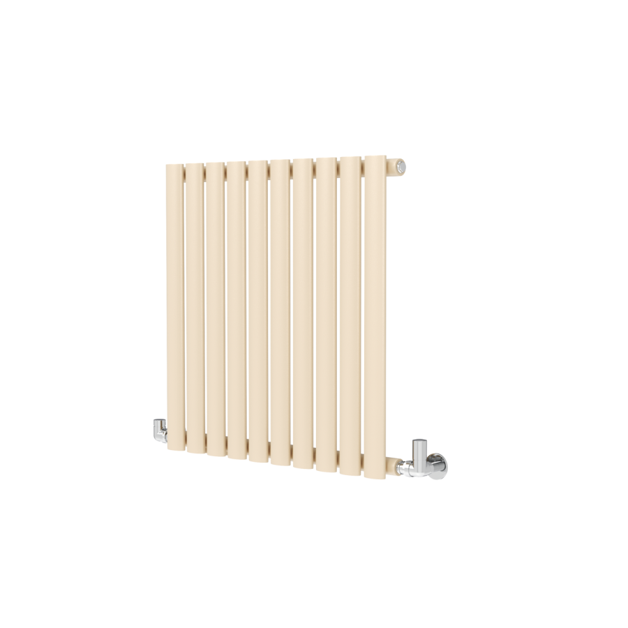 Reference Image Radiator Brown Sorrento Elk brown Horizontal Oval Designer Radiator 600x590mm Single ...