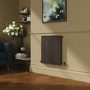 Sorrento Russet Horizontal Oval Designer Radiator 600x590mm Single Panel 1576 BTU