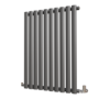 Sorrento Anthracite Horizontal Oval Designer Radiator 800x590mm Single Panel 1576 BTU