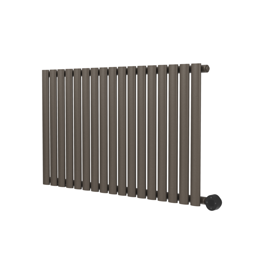Russet Horizontal Smart Electric Radiator with Wi-Fi Thermostat - 1.2KW - H600xW1000 - Bathroom Safe