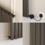 Russet Horizontal Smart Electric Radiator with Wi-Fi Thermostat - 1.2KW - H600xW1000 - Bathroom Safe