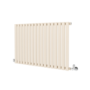Sorrento Cleopatra Horizontal Oval Designer Radiator 600x1003mm Single Panel 2679 BTU