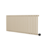 Beige grey Horizontal Smart Electric Radiator with Wi-Fi Thermostat - 2KW - H600xW1410 - Bathroom Safe