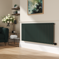 Evergreen Horizontal Smart Electric Radiator with Wi-Fi Thermostat - 2KW - H600xW1410 - Bathroom Safe