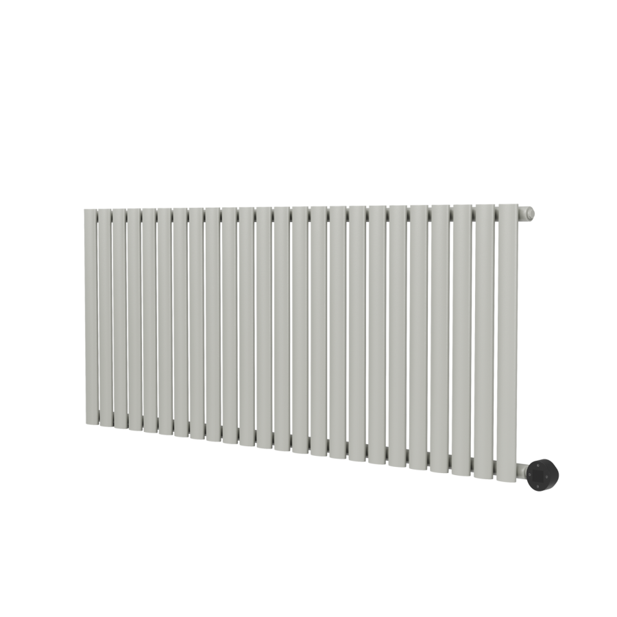 Stone Effect Radiator Black Smoked Stone Horizontal Smart Electric Radiator with Wi-Fi Thermostat ...