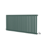 Sorrento Evergreen Horizontal Oval Designer Radiator 600x1416mm Single Panel 3783 BTU