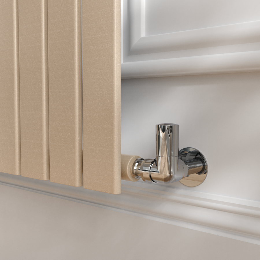 Riace Cleopatra Horizontal Flat Designer Radiator 600x408mm Single Panel 953 BTU